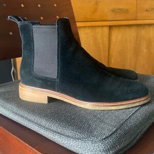 Clarks Black Chelsea Boots